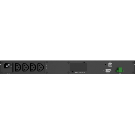 PowerWalker VI 750 R1U - UPS (rack-mountable) - AC 165-290 V - 450 Watt - 750 VA - 9 Ah - RS-232, USB - output connectors: 4 - 1U - 19" - 2