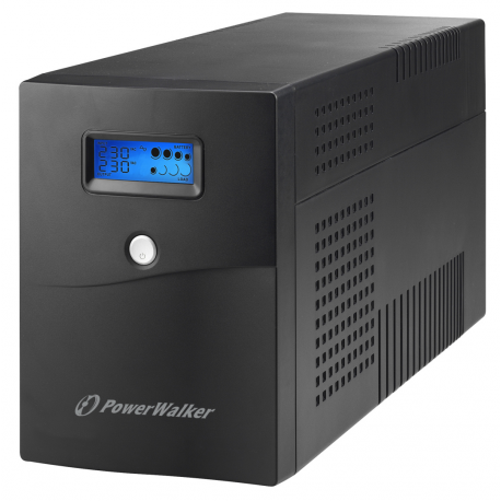 PowerWalker VI 3000 SCL - UPS - AC 162-290 V - 1800 Watt - 3000 VA - 9 Ah - RS-232, USB - output connectors: 4 - 0
