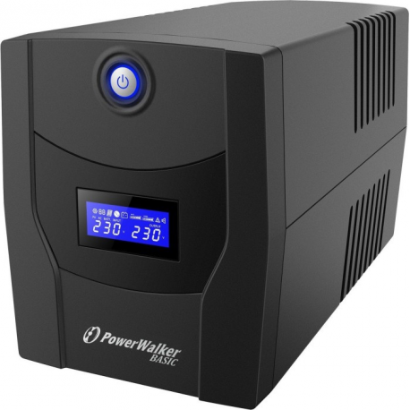 PowerWalker Basic VI 2200 STL - UPS - AC 162-290 V - 1320 Watt - 2200 VA - 9 Ah - USB - output connectors: 4 - 2