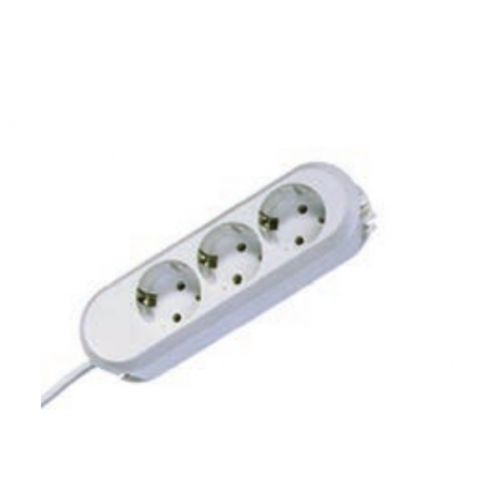 Bachmann SMART - Power strip - output connectors: 3 (3 x power Type F) - white - 0