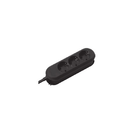Bachmann SMART - Power strip - output connectors: 3 (CEE 7 / 17) - 1.5 m - Germany - black - 0