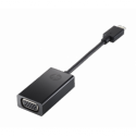 HP - External video adapter - USB-C - D-Sub - black - for Victus by HP Laptop 16; EliteBook 830 G6; Pavilion Plus Laptop 14; ZBook 17 G6, Create G7