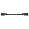 Bachmann S05Z1Z1-F 3G - Power cable - GST18i3 (F) to GST18i3 (M) - 1 m - black