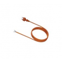 Bachmann - Power cable - CEE 7 / 7 (M) straight to bare wire 30 mm stripped - 250 V - 16 A - 5 m - molded - orange