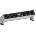 Bachmann DESK 2 - Power strip - input: GST18i3 - output connectors: 3 - 20 cm - Germany - stainless steel