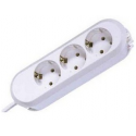 Bachmann SMART - Power strip - output connectors: 3 (CEE 7 / 17) - 5 m - Germany - white