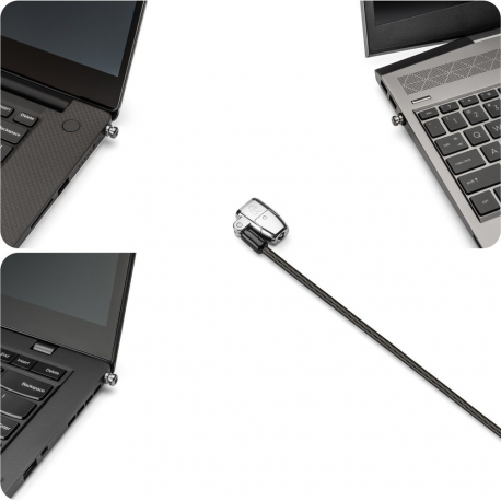 Kensington ClickSafe 2.0 Universal Keyed Laptop Lock - Security cable lock - 1.8 m - 7
