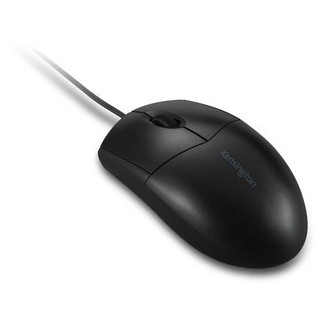 Kensington Pro Fit Washable Wired Mouse - Mouse - right and left-handed - optical - 3 buttons - wired - USB - 0