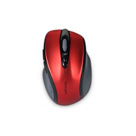 Kensington Pro Fit Mid-Size - Mouse - right-handed - optical - wireless - 2.4 GHz - USB wireless receiver - Ruby Red - 0