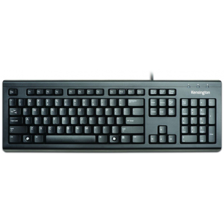 Kensington ValuKeyboard - Keyboard - USB - UK - black - 0