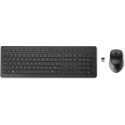 HP Wireless Rechargeable 950MK - Keyboard and mouse set - with scroll wheel - wireless - 2.4 GHz - key switch: Scissor-Key - black - for Elite Mobile Thin Client mt645 G7; EliteBook 830 G6; Pro Mobile Thin Client mt440 G3