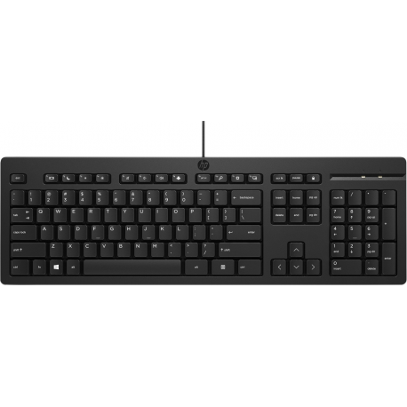 HP 125 - Keyboard - USB - for Presence Small Space Solution with Microsoft Teams Rooms; ZBook Fury 16 G9 - 0
