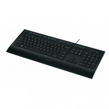 Logitech K280e - Keyboard - USB - German - black - 10
