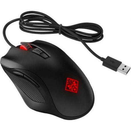 OMEN by HP Reactor - Mouse - right-handed - 6 buttons - wired - USB - for OMEN by HP Laptop 16; Victus 15L by HP; Victus by HP Laptop 16; Pavilion TP01 - 1
