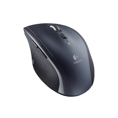Logitech M705 - Mouse - right-handed - laser - 7 buttons - wireless - 2.4 GHz - USB wireless receiver - silver - 1