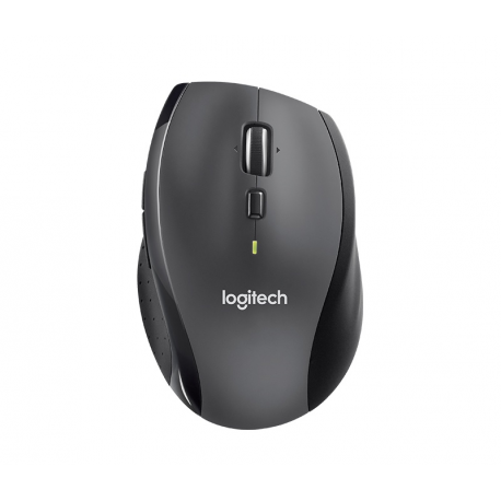 Logitech M705 - Mouse - right-handed - laser - 7 buttons - wireless - 2.4 GHz - USB wireless receiver - silver - 3