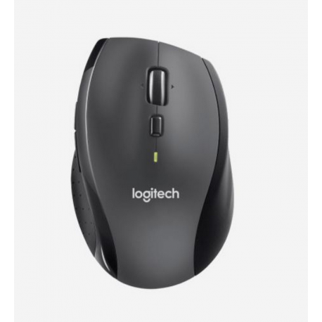Logitech M705 - Mouse - right-handed - laser - 7 buttons - wireless - 2.4 GHz - USB wireless receiver - silver - 4
