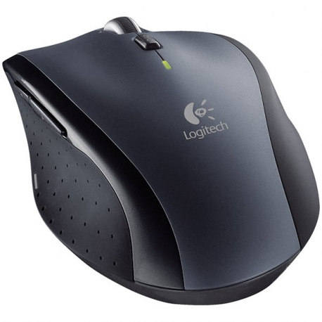 Logitech M705 - Mouse - right-handed - laser - 7 buttons - wireless - 2.4 GHz - USB wireless receiver - silver - 5