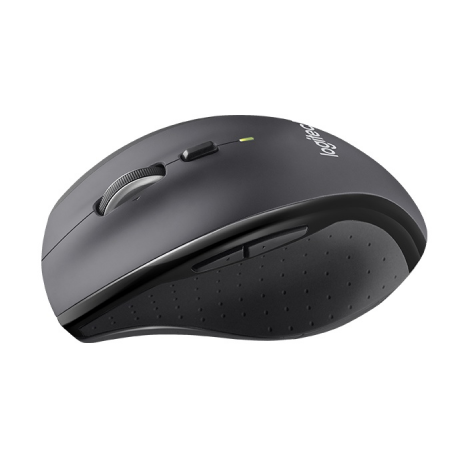 Logitech M705 - Mouse - right-handed - laser - 7 buttons - wireless - 2.4 GHz - USB wireless receiver - silver - 7