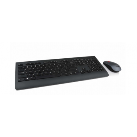 Lenovo Professional Combo - Keyboard and mouse set - wireless - 2.4 GHz - Danish - for ThinkCentre M80t Gen 3; ThinkCentre neo 50; ThinkPad T14s Gen 3; V50t Gen 2-13 - 0