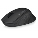 Logitech M280 - Mouse - right-handed - optical - 3 buttons - wireless - 2.4 GHz - USB wireless receiver - black