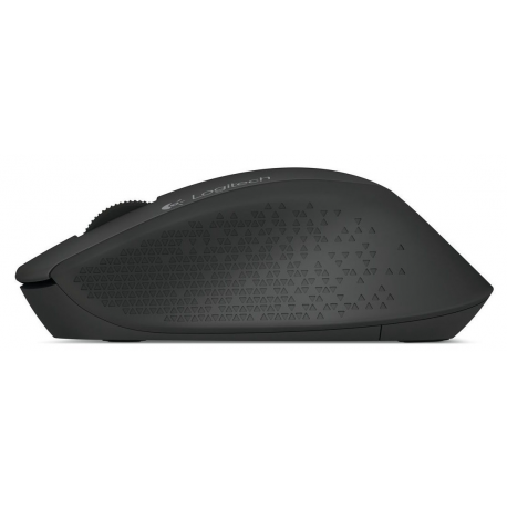 Logitech M280 - Mouse - right-handed - optical - 3 buttons - wireless - 2.4 GHz - USB wireless receiver - black - 2
