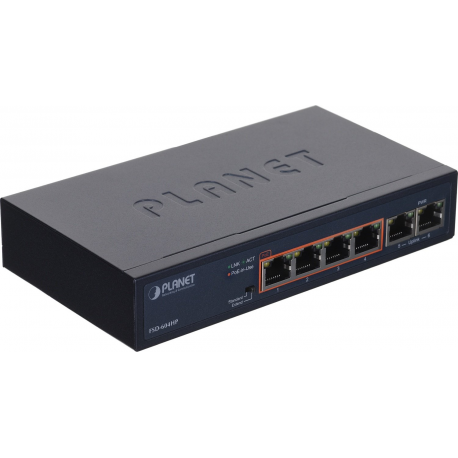 4-Port 10/100TX 802.3at POE - 1