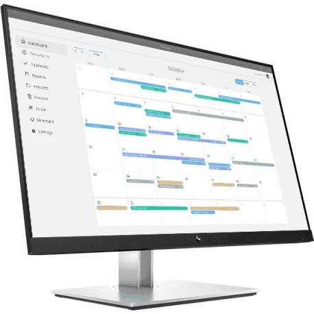 HP E27q G4 - LED monitor - 27" - 2560 x 1440 QHD @ 60 Hz - IPS - 250 cd / m² - 1000:1 - 5 ms - HDMI, VGA, DisplayPort - black - for HP EliteBook 745 G5, 830 G5, 830 G6, 840 G5, 840 G6 - 4