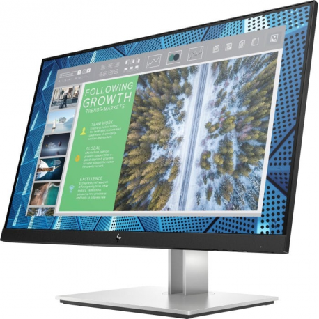 HP E24q G4 - E-Series - LED monitor - 24" (23.8" viewable) - 2560 x 1440 QHD @ 60 Hz - IPS - 250 cd / m² - 1000:1 - 5 ms - HDMI, VGA, DisplayPort - black - promo - 1