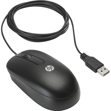 HP - Mouse - optical - 3 buttons - wired - USB - for HP 280, 285 G6, 295 G6, t430 v2, t540; Desktop Pro 300 G6; Elite Slice G2; EliteOne 800 G8 - 0