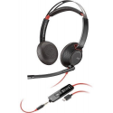 Poly Blackwire 5220 - 5200 Series - headset - on-ear - wired - 3.5 mm jack, USB-C - Certified for Microsoft Teams