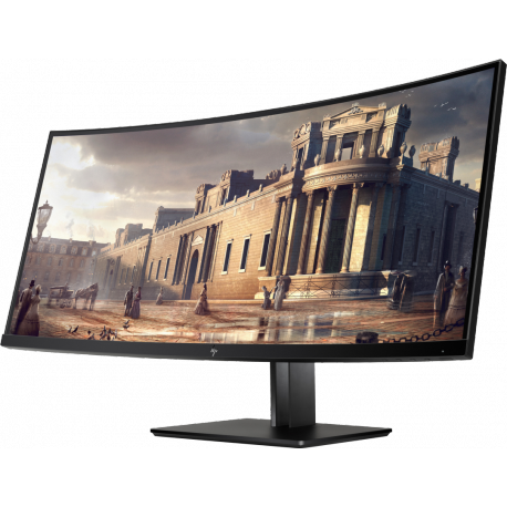 HP Z38c - LED monitor - curved - 37.5" - 3840 x 1600 UWQHD+ @ 60 Hz - IPS - 300 cd / m² - 1000:1 - 5 ms - HDMI, DisplayPort, USB-C - black - for HP t240, t640; EliteBook 745 G5, 830 G5, 840 G5; ZBook Studio G4 - 1