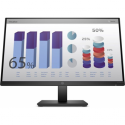 HP P24q G4 - P-Series - LED monitor - 23.8" - 2560 x 1440 QHD @ 60 Hz - IPS - 250 cd / m² - 1000:1 - 5 ms - HDMI, VGA - black - for HP EliteBook 745 G5, 830 G5, 830 G6, 840 G5