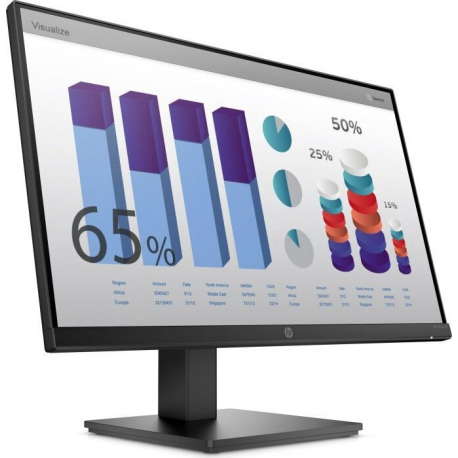 HP P24q G4 - P-Series - LED monitor - 23.8" - 2560 x 1440 QHD @ 60 Hz - IPS - 250 cd / m² - 1000:1 - 5 ms - HDMI, VGA - black - for HP EliteBook 745 G5, 830 G5, 830 G6, 840 G5 - 1