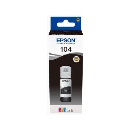 Epson EcoTank 104 - 65 ml - black - original - ink tank - for EcoTank ET-1810, 2715, 2721, 2810, 2811, 2812, 2814, 2815, 2820, 2821, 2825, 2826, 4800 - 0
