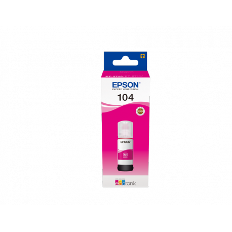 Epson EcoTank 104 - 65 ml - magenta - original - ink tank - for EcoTank ET-1810, 2715, 2721, 2810, 2811, 2812, 2814, 2815, 2820, 2821, 2825, 2826, 4800 - 2
