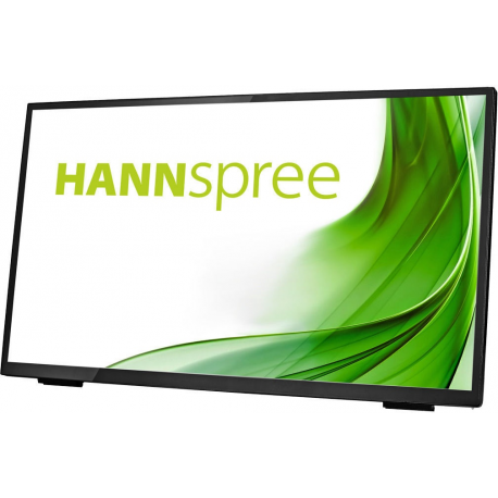 HANNS.G HT248PPB - HT Series - LED monitor - 23.8" - touchscreen - 1920 x 1080 Full HD (1080p) @ 60 Hz - 250 cd / m² - 3000:1 - 8 ms - HDMI, VGA, DisplayPort - speakers - black texture - 1