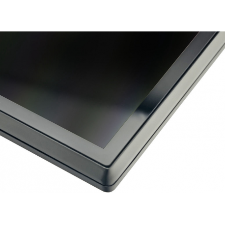 HANNS.G HT248PPB - HT Series - LED monitor - 23.8" - touchscreen - 1920 x 1080 Full HD (1080p) @ 60 Hz - 250 cd / m² - 3000:1 - 8 ms - HDMI, VGA, DisplayPort - speakers - black texture - 11