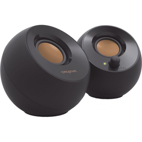 Creative Pebble - Speakers - for PC - 4.4 Watt (Total) - black - 1