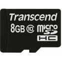 Transcend Premium - Flash memory card - 8 GB - Class 10 - 133x - microSDHC