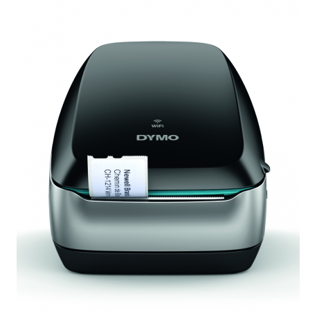 DYMO LabelWriter Wireless - Label printer - direct thermal - Roll (6.2 cm) - 600 x 300 dpi - up to 71 labels/min - capacity: 1 roll - USB, Wi-Fi(n) - black - 0