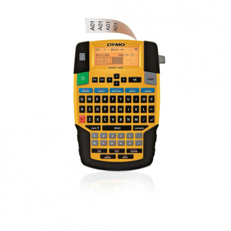 DYMO Rhino 4200 Kit - Labelmaker - B / W - thermal transfer - Roll (1.9 cm) - cutter - 1