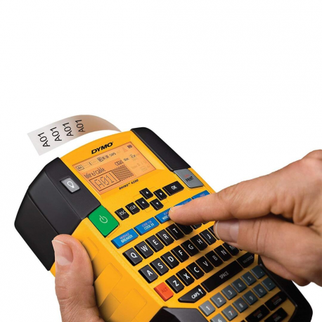 DYMO Rhino 4200 Kit - Labelmaker - B / W - thermal transfer - Roll (1.9 cm) - cutter - 4