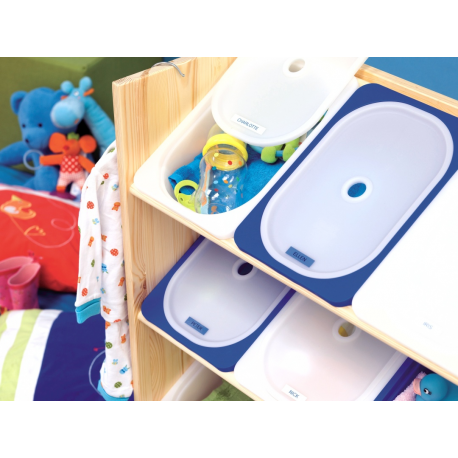 DYMO D1 - Self-adhesive - black on blue - Roll (1.2 cm x 7 m) 1 cassette(s) label tape - for LabelMANAGER 100, 160, 210, 220, 260, 280, 300, 360, 420, Wireless PnP; LabelPOINT 250 - 1