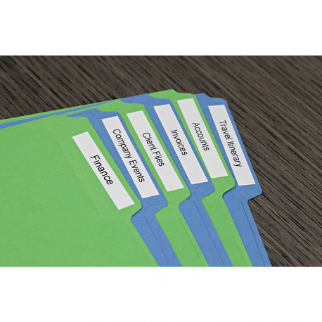 DYMO D1 - Self-adhesive - black on white - Roll (0.9 cm x 7 m) 1 cassette(s) label tape - for LabelMANAGER 100, 160, 210, 220, 260, 280, 300, 360, 420, Wireless PnP; LabelPOINT 250 - 2