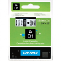 DYMO D1 - Glossy - black on white - Roll (1.9cm x 7m) 1 cassette(s) tape
