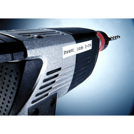 DYMO D1 - Glossy - black on white - Roll (1.9cm x 7m) 1 cassette(s) tape - 1