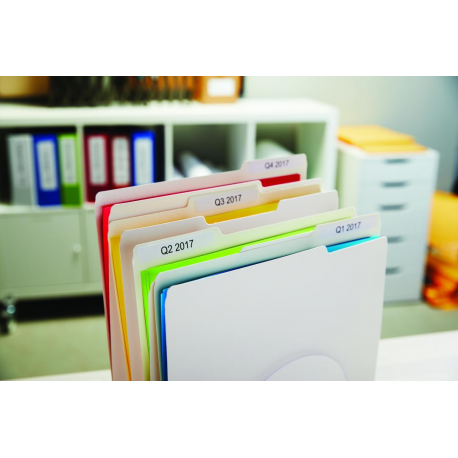 DYMO LabelWriter - White - 50 x 12 mm 220 label(s) (1 roll(s) x 220) suspension file labels - for DYMO LabelWriter 310, 315, 320, 330, 400, 450, 4XL, SE450, Wireless - 2