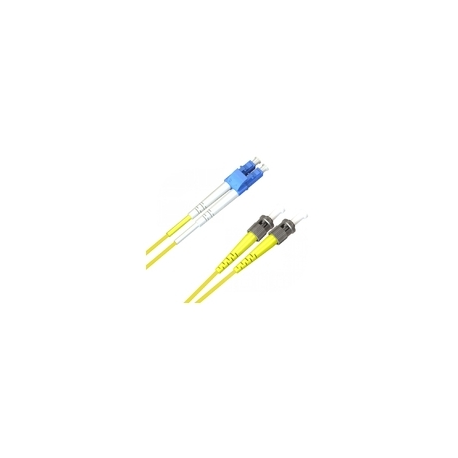 MicroConnect - Network cable - LC/UPC single-mode (M) to ST/UPC single-mode (M) - 7 m - fibre optic - 9 / 125 micron - OS2 - halogen-free - yellow - 0