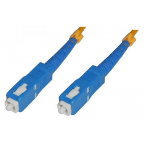 MicroConnect - Network cable - SC/UPC single-mode (M) to SC/UPC single-mode (M) - 15 m - fibre optic - 9 / 125 micron - halogen-free - yellow - 0